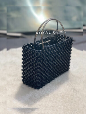 Black Bead Bag