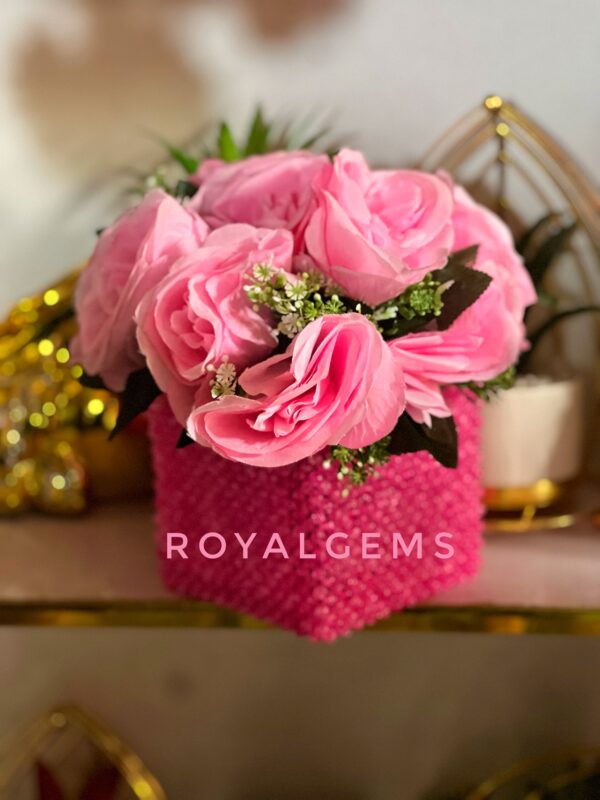 Pink Flower Vase - Image 2